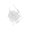 4pcs Fake Ice Cream Balls Realistic Ice Cream Cones Topper Desserts Models Artificial Food Prop for Birthday Party Decoration White 2 Cm view 2
