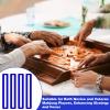 4Pcs Mahjong Line Finder Mahjong Card Line Guide Bright Acrylic Reader Ruler Marker Strips Tracker Accessories Gifts for American Beginner Players Blue view 4