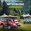 SVERTIBO 1/24 RC Crawler, 4WD Delica RC Car W/ 2.4GHz Remote, Mitsubishi RTR Offroad RC Truck for Adults Hobby Gifts Toys (Red) view 2