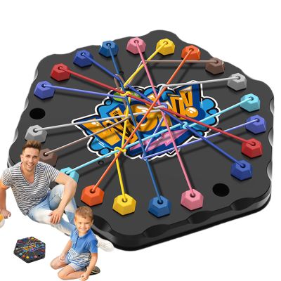 Lacing Puzzle Game  Child-Friendly Knots Untangling Toy, Strategy String Maze | Interactive Dexterity Toy for Kids 3+, Travel Puzzle for Boys Girls, Motor Skills Activity for Home and Preschool