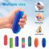 5PC Little Ouchies Fidget Toys Adults, Pain Stim Fidget Anxiety Relief Pain Stim Pocket Sensory Toys for Anxiety and Stress Reduction,Portable Travel Stress Relief Spiky Fidget Keychain (Style-1) view 3