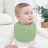 100% Cotton Muslin Baby Bibs 10-Pack Baby Drool Bibs for Unisex Baby Toddlers Infant Newborns Drooling and Teething(Blue Green) view 4