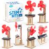 6 Pack STEM Science Kits for Kids Age 8-12, Solar Powered Fan 8-10, STEM Building Toys for Boys Girls Classroom Gifts, Electronic Motor Assembly Solar Kit, DIY Crafts Engineering Experiments view 1