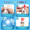 6 Pack STEM Science Kits for Kids Age 8-12, Solar Powered Fan 8-10, STEM Building Toys for Boys Girls Classroom Gifts, Electronic Motor Assembly Solar Kit, DIY Crafts Engineering Experiments view 3