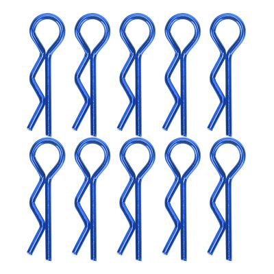 Rc Body Clips Pins, 20PCS 7mm Rc Car Body Shell Pin Shell R Clips Car (Blue)