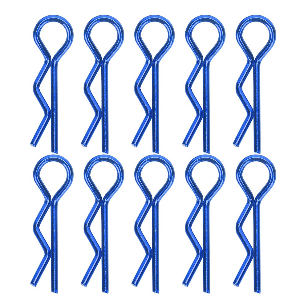 Rc Body Clips Pins, 20PCS 7mm Rc Car Body Shell Pin Shell R Clips Car (Blue)