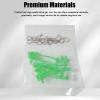 10Pcs RC Body Clips W/Pull Tabs R Pins Universal Shell Replacement Parts for 1/10 1/12 1/14 TRAXXAS ARRMA Axial Losi Redcat HPI Exceed Rc Car Crawler Truck Buggy Drone (Green) view 4