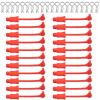 20Pcs RC Body Clips W/Pull Tabs R Pins Universal Shell Replacement Parts for 1/10 1/12 1/14 TRAXXAS ARRMA Axial Losi Redcat HPI Exceed Rc Car Crawler Truck Buggy Drone (Red) view 2