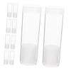 Angoily 20pcs Coin Storage Tubes Round Plastic Holders with Clear Lid Cushion for Coins Portable Organizer for Collectors Secure Fit Protection Against Damage view 1