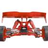 RC Car Accessories Compatible with Wltoys 144001 124019 1/12 1/14 RC Car Part Accessories Metal GT Ducktail Spoiler Bracket Tail Wing view 3