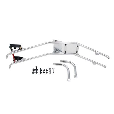 FLMLF Metal Roll Cage with Rear Bend Protective Strip Set for 1/5 HPI ROFUN BAHA KM ROVAN Baja 5B Rc Car Parts