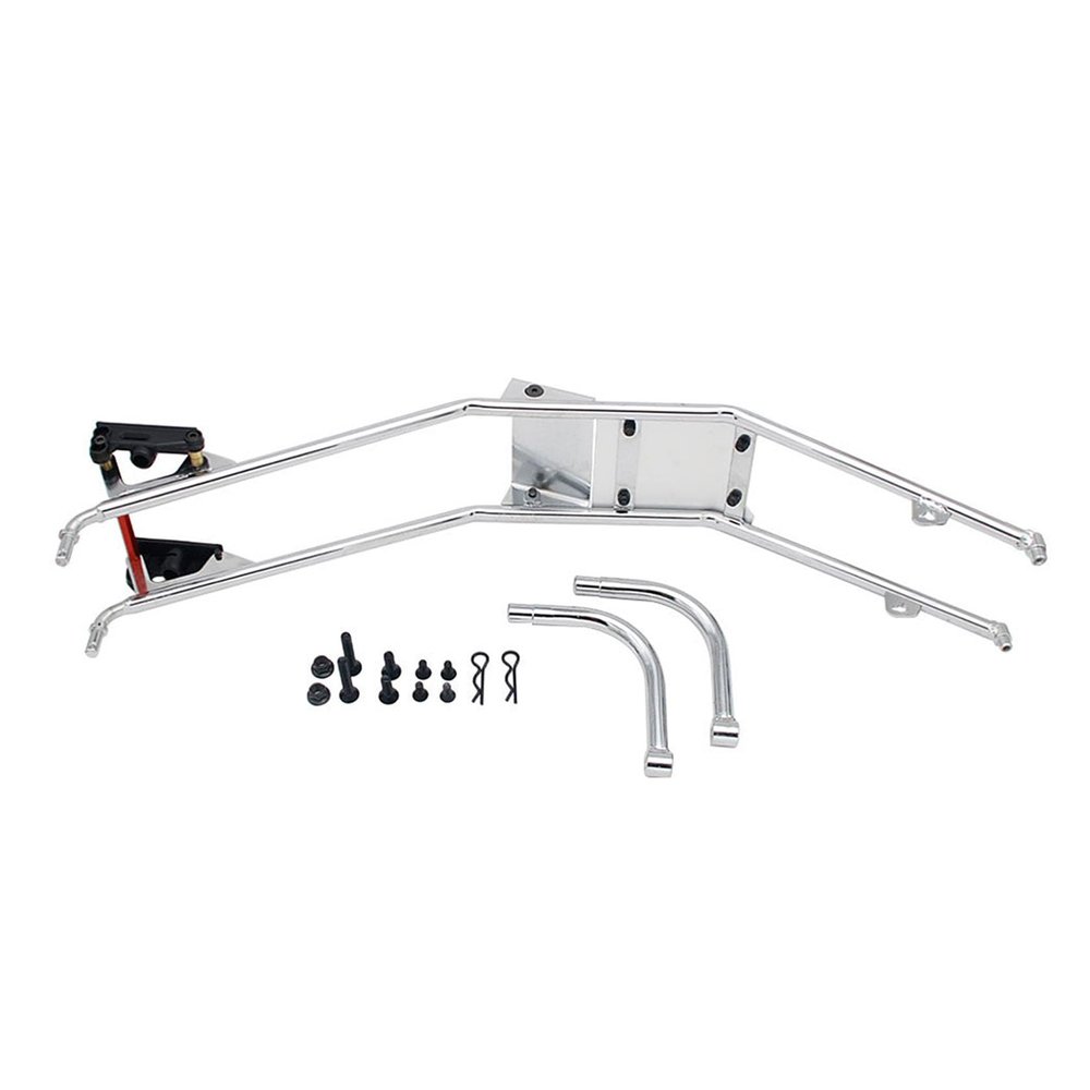 FLMLF Metal Roll Cage with Rear Bend Protective Strip Set for 1/5 HPI ROFUN BAHA KM ROVAN Baja 5B Rc Car Parts