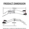 FLMLF Metal Roll Cage with Rear Bend Protective Strip Set for 1/5 HPI ROFUN BAHA KM ROVAN Baja 5B Rc Car Parts view 3