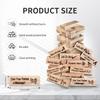 createreedo Lust Tower Game for Couples Naughty Block Tower for Adult Date Night Games for Valentine Fun Drinking & Tumbling Wooden Party Games for Lovers 48Pcs view 3