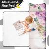 Personalized Toddler Nap Mat with Name Custom Elephant Sleeping Bag with Pillow & Blanket for Girls Ideal Slumber Bags for Daycare, Preschool & Kindergarten view 3