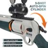Foam Gun Revolver 2 in 1 Shotgun with 4X Scope Soft Foam Blaster Gift for Christmas Birthday with 60 Bullets 15 Shells Soft Bullet Revolver Soft Dart Pistol for Age 14+ (Brown) view 3