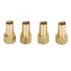 7mm Brass Wheel Hex Hub Extenders RC Wheel Spacers Brass Extended Combiner with Cross Wrench for Traxxas 1/18 RC Crawler Car Upgrade Parts view 2