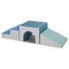Back2School Express Step 'n' Slide Tunnel Climber, Indoor Playset, Contemporary, 3-Piece view 1
