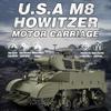 Kafoopolly 1/16 U.S. M8 Self-Propelled RC Tank, 2.4G Simulation of Military Vehicles Model with Sound Light Effects and Telescoping Smoke, Dual-Speed Modes (RTR Version) view 4