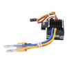 ANGGREK Brushed Electronic Speed Controller, T XT60 Plug 80A Automatic Throttle Sensing Brushed ESC for 1/10 RC Boat RC 540 550 750 Motors (Black) view 1