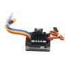 ANGGREK Brushed Electronic Speed Controller, T XT60 Plug 80A Automatic Throttle Sensing Brushed ESC for 1/10 RC Boat RC 540 550 750 Motors (Black) view 3