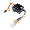 ANGGREK Brushed Electronic Speed Controller, T XT60 Plug 80A Automatic Throttle Sensing Brushed ESC for 1/10 RC Boat RC 540 550 750 Motors (Black) view 4