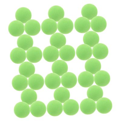 SUPVOX 50pcs Foam Launch Balls Safe Soft and Fun Launching Toy Balls for Parties Games and Skill Development Color Green