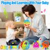 Baby Rattles 0-6 Months: Baby Toys 6-12 Months Infant Toys 0-3 Months Newborn Toys Teething Toys 3-6 Months - Baby Teether Wrist Socks Gifts for Boy Girl Valentines Day Gifts for Kids view 4