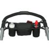 1PC Stroller Caddy, Oxford Cloth Stroller Organizer with Cup Holder, Zippered Pocket and Adjustable Straps.. view 1