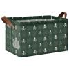 ALAZA Cute Spider Web Sugar Skull Halloween Rectangular Closet Storage Box Storage Bin Basket Storage Cube with Leather Handles Nursery Storage Laundry Hamper 2 Piece view 1