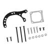RC Car Accessories Compatible with Tamiya XV01 1/10 RC Car Upgrade Parts Replacement Accessories Carbon Fiber Pattern Motor Bracket Kit view 1