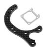 RC Car Accessories Compatible with Tamiya XV01 1/10 RC Car Upgrade Parts Replacement Accessories Carbon Fiber Pattern Motor Bracket Kit view 2