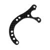 RC Car Accessories Compatible with Tamiya XV01 1/10 RC Car Upgrade Parts Replacement Accessories Carbon Fiber Pattern Motor Bracket Kit view 4