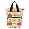 SPRIPORT Pear Leaves Beige Diaper Bag Backpack for Baby Boys Girls Baby Travel Tote with Stroller Straps & Bottle Storage Nappy Changing Bag for Dads Moms Hiking Shopping Traveling Baby Shower Gifts view 1