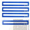 BOXOB 4pcs Mahjong Line Finder, Good Luck Mahjong Card Guide Marker Rules Reader Mah Jong Accessories and Gifts Reader Helper Tool for Player (Blue) view 1