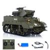 wheelfun 1/16 Coolbank RC Tank M8 Hmc Scott Radio Control Battle Tank Simulation 360 Turret Rotary Smoke Sound Lights RTR Combat Vehicle Hobby Grade Model for Adult Hobby(Army Green)