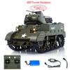 wheelfun 1/16 Coolbank RC Tank M8 Hmc Scott Radio Control Battle Tank Simulation 360 Turret Rotary Smoke Sound Lights RTR Combat Vehicle Hobby Grade Model for Adult Hobby(Army Green) view 2