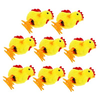 8pcs Wind Up Jumping Chick for Cute Easter Basket Fillers Chicken Clockwork for Engaging and Adorable Hopping Action Enhances Motor Skills and Coordination