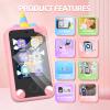 SPWVIP Kids Smart Phone Toys with Dual Camera & 8GB Card - 2.8" Touchscreen Learning Toy Cell Phone for Boys & Girls 3-10,Educational Games, Music Player, Christmas Birthday Gift view 2