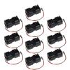 YYAZYYZ 5/10pcs 4 Cell AA Holder Case with JR Connector Double Layer Slot Box 6V for RC Servo Tester Flysky Receiver view 1