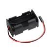 YYAZYYZ 5/10pcs 4 Cell AA Holder Case with JR Connector Double Layer Slot Box 6V for RC Servo Tester Flysky Receiver view 4