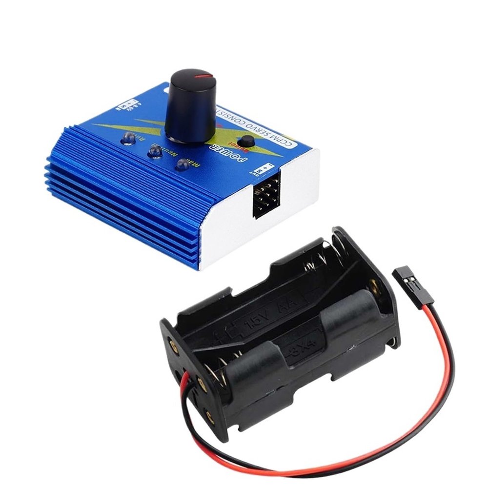YYAZYYZ 3CH Digital Servo Tester ESC CCPM Consistency Speed Controler+4 Cell AA Holder Case for Helicopter Car
