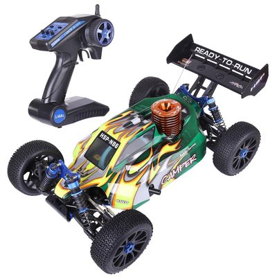 FunXylophy 1/8 Brushless Fast RC Cars, HSP 94970 2.4G 4WD Nitro All Terrain RC Off-Road Vehicle 70KM/H High Speed RC Car for Adults, Hobby RC Trucks (RTF Version)