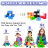 Apluses 181PCS Magnetic Building Cubes for Kids | Montessori STEM Learning Toys, Sensory Magnet Blocks for Boys and Girls Aged 3 to 8 Years view 4