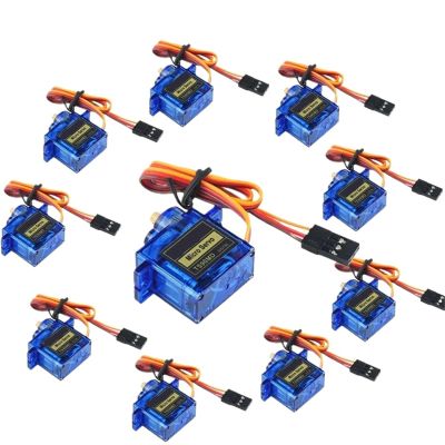 YYAZYYZ 10PCS TS90MD 9g Digital Servo Micro Servo Full Metal Gear 90/180/270/360 Degree Servo Angle Controllable for Robot RC Plane
