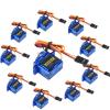 YYAZYYZ 10PCS TS90MD 9g Digital Servo Micro Servo Full Metal Gear 90/180/270/360 Degree Servo Angle Controllable for Robot RC Plane view 1
