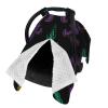 3D Fleur De Lis Mardi Gras Baby Car Seat Canopy Cover, Multi Use Breathable Nursing Breastfeeding Covers for Mom Soft Stroller Sun Shade Newborn Shower Gift view 2