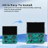 Compatible with Anbernic RG35XX Pro Handheld Game Console,Soft TPU Material, Shock-Absorbing and Anti Drop Protection Soft Shell,Clear Black view 4