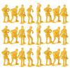 Garneck 54Pcs Miniature Construction Worker Figurines Set for Kids Realistic Engineering Doll Tiny People Action Figure Model Construction Site Playset for Display Education Collecting view 1