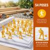 Garneck 54Pcs Miniature Construction Worker Figurines Set for Kids Realistic Engineering Doll Tiny People Action Figure Model Construction Site Playset for Display Education Collecting view 4